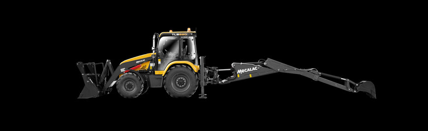 MECALAC DÉVOILE SA NOUVELLE CHARGEUSE-PELLETEUSE TLB880